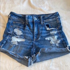 american eagle jean shorts